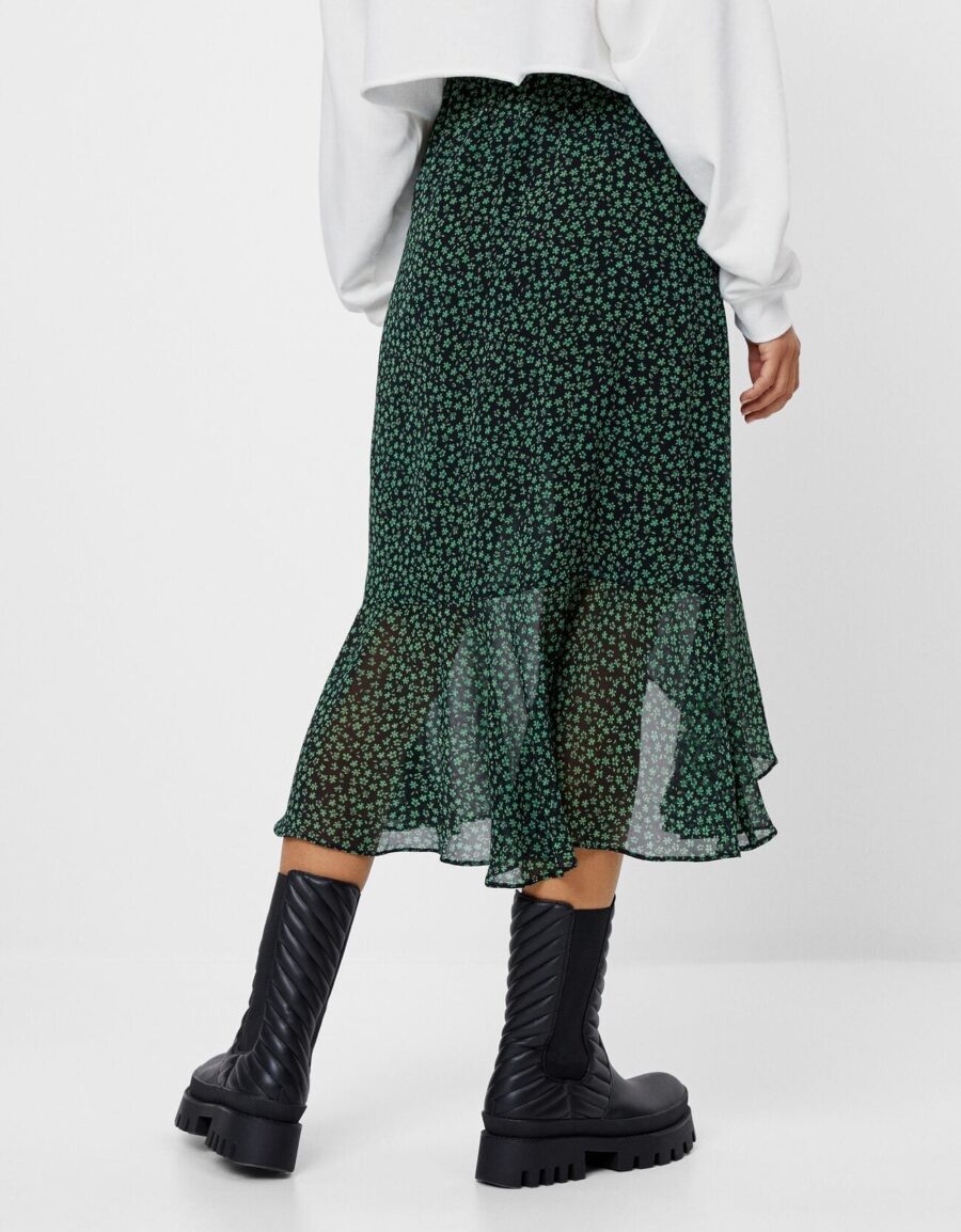 Floral Midi Skirt - Image 2