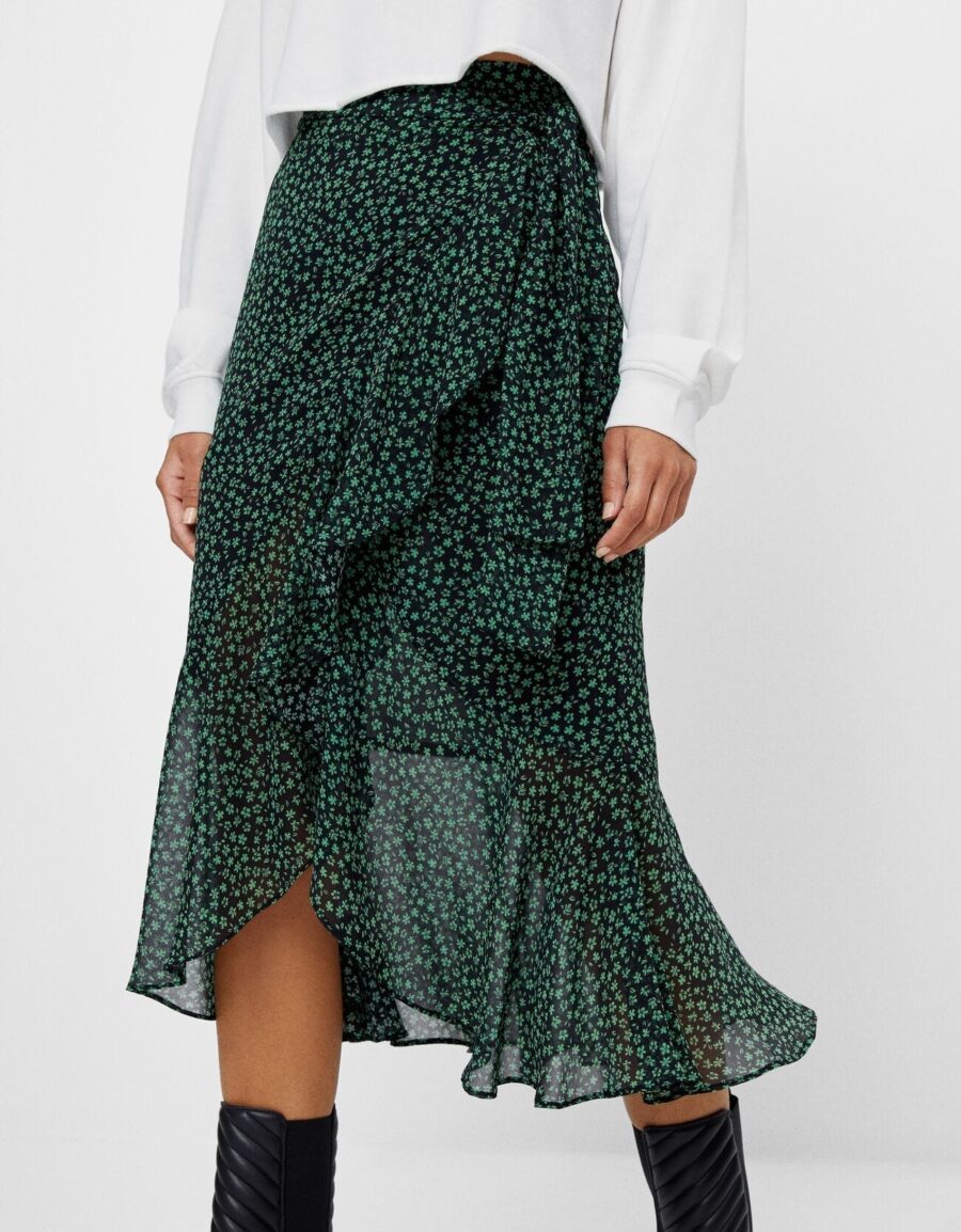 Floral Midi Skirt - Image 3