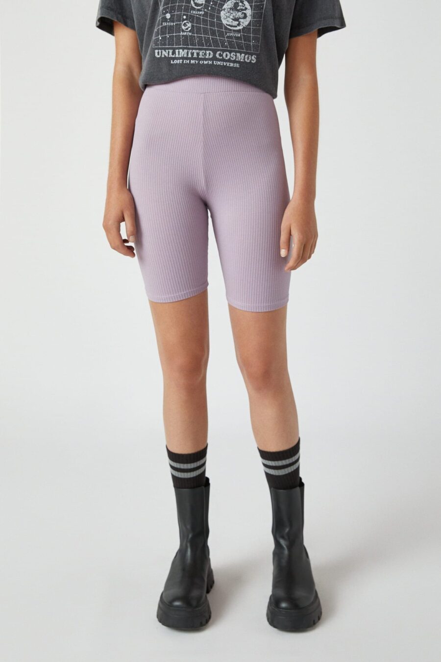 Ribbed Cycling Shorts - Image 4