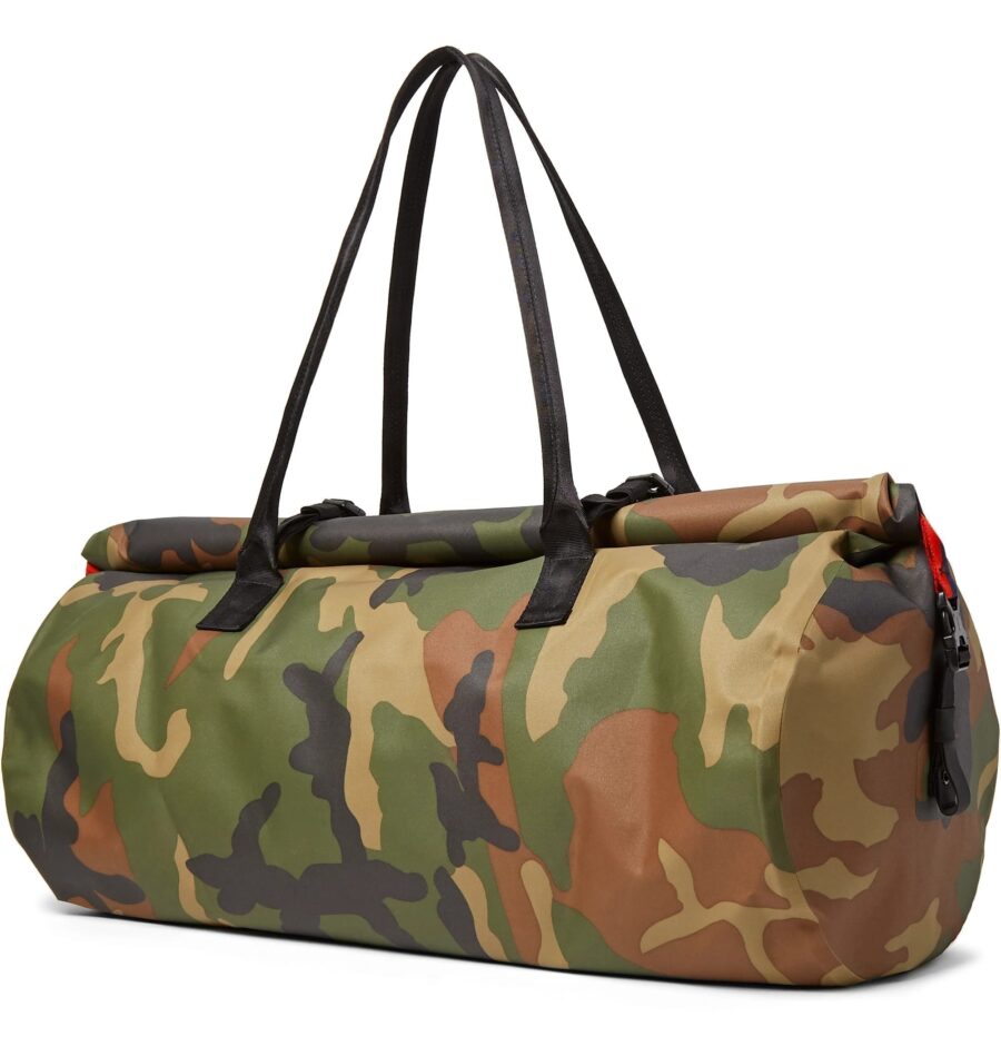 Camouflage-Print Tarpaulin Dry Duffle Bag - Image 2