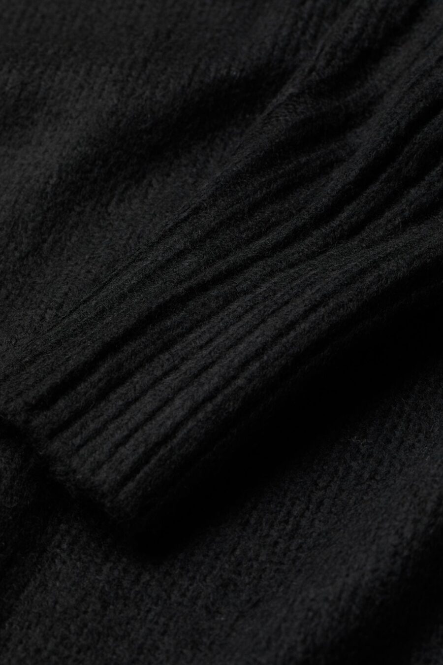 Long Black Knitter Dress - Image 3